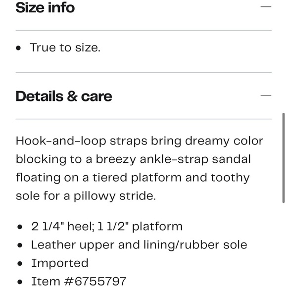 SOREL Cameron Flatform Sandal- 8.5 - Picture 14 of 14